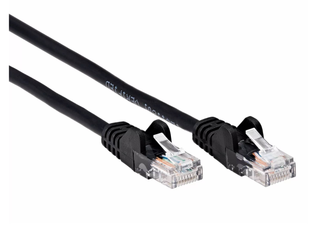 Патч-корд литой iOpen UTP кат.5е 0,5м черный ANP511_0.5M_BK