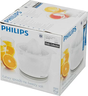 Соковыжималка цитрусовая Philips HR2738/00 25Вт рез.сок.:500мл. белый