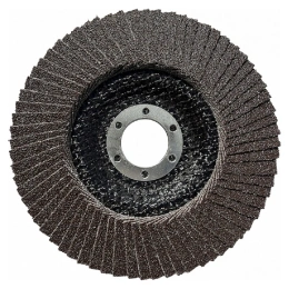 Круг лепестковый торцевой по нержавеющей стали КЛТ1 (125x22.23 мм; P60) Abraflex FLDH20INOX125P60