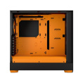 Корпус Case Fractal Design Pop Air RGB Orange Core TG Clear Tint, Midi-Tower, 3x120mm RGB, 2xUSB-A 3.2 ATX, mATX, mITX Black/Orange FD-C-POR1A-05