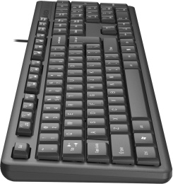 Клавиатура A4TECH KR-3, проводная, USB, мембранная, черный