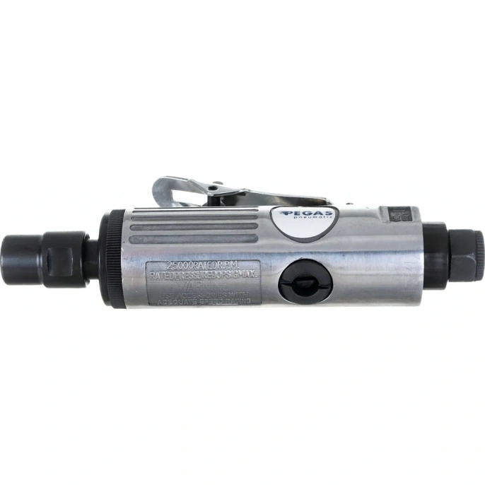 Прямая шлифмашина Pegas pneumatic + 10 шлиф камней 1802