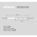Сверло по металлу HSS-CO 6x93x57 мм Inforce 11-01-434