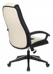 Кресло игровое ZOMBIE 8, экокожа, до 120кг, черный/белый