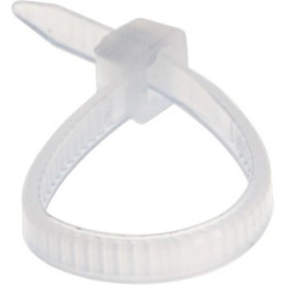 REXANT 07-0100-4 Стяжка кабельная нейлоновая 100x3,6мм, белая 100 шт/уп