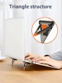 Складная мини-подставка CABLETIME (CT-LH01-ZG) для ноутбука — небольшой размер, большая устойчивость