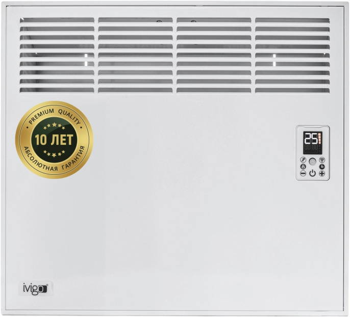 Конвектор IVIGO EPK-Pro Wi-Fi EPK4550P05,  500Вт,  с терморегулятором, с Wi-Fi, белый