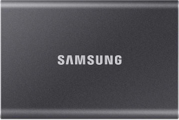 Внешний диск SSD Samsung T7 4ТБ MU-PC4T0T/WW, USB 3.2 Gen 2, запись - 1000МБ/с, чтение - 1050МБ/с, черный