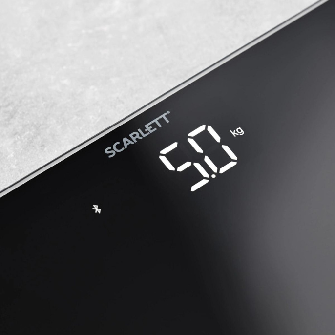 Весы напольные электронные Scarlett SC-BS33ED46 макс.150кг черный