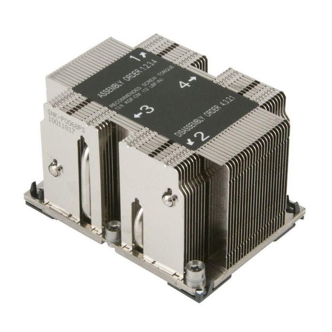 Пассивный кулер ALSEYE AS3647-P4HCAL2U-JYR81 3647 Narrow 2U, TDP 205W, 108*78*64mm {30} 672682