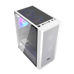 Корпус PcCooler MA100 Mesh Wh белый без БП ATX 5x120mm 2xUSB2.0 1xUSB3.0 audio bott PSU C3-A510WHP3-GL