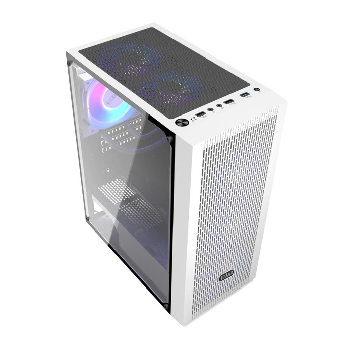 Корпус PcCooler MA100 Mesh Wh белый без БП ATX 5x120mm 2xUSB2.0 1xUSB3.0 audio bott PSU C3-A510WHP3-GL