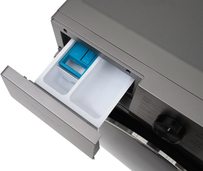 Стиральная машина KRAFT KF-MBDS8148G, с фронтальной загрузкой, 8кг, 1400об/мин, с паром, инверторная