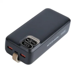 Perfeo Powerbank Atomic Age 30000 mAh/LED дисплей/PD + QC 3.0/Type-C/2 USB/Выход: 5A, max 22.5WBlack PF_E1478