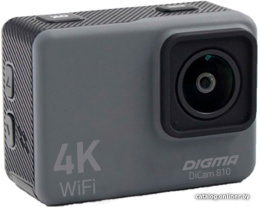 Экшн-камера Digma DiCam 810 серый