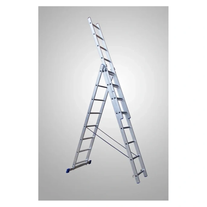 Лестница трехсекционная STAIRS универсальная 8 ступеней AL308