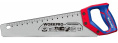 Ножовка WorkPro WP215005 400мм эргономичная ручка, со шкалой, прочное пильное полотно SK5, острые трехгранные зубья, конструкция 11 TPI, подходит для быстрой резки древесины, бамбука, ПВХ