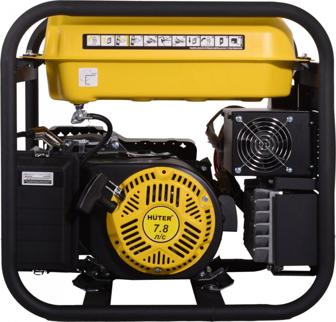 Бензиновый генератор Huter DN 5000iW, сварочный, 220 В, 4.5кВт [64/1/93]