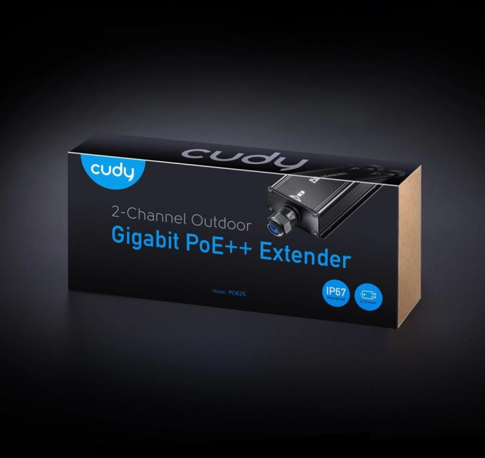 Расширитель PoE CUDY POE25 10/100/1000BASE-T