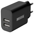 Сетевое зарядное устройство Wiiix UNN-1-2-04-B,  USB-C, 5Вт, 2.4A, черный