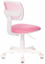 Кресло детское Бюрократ CH-W299, сетка/ткань, до 100кг, розовый