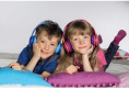 Наушники мониторные Hama Blink`n Kids 1.2м розовый проводные оголовье 00135664