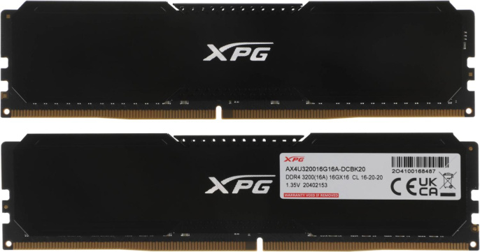 A-DATA Модуль памяти DIMM 32GB DDR4-3200 K2 AX4U320016G16A-DCBK20 ADATA