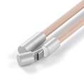 Зарядный кабель - ремень через плечо Satechi OntheGo Crossbody Lanyard Cable 60W. Длина: 1.5м. Цвет: пыльно-розовый (ST-LOTGLR)