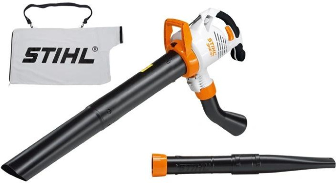 Воздуходувка-пылесос Stihl SHE 81 1400Вт пит.:от сети оранжевый/белый (48110110840)