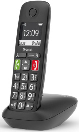 Р/Телефон Dect Gigaset E290 черный АОН