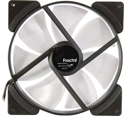 Вентилятор Fractal Design FD-FAN-PRI-AL18-PWM PRISMA AL-18 PWM ARGB (4пин 180x180x38mm 14.9-37.4дБ 300-1200об/мин)