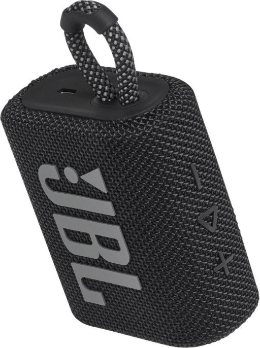 Колонка портативная JBL GO 3, 4.2Вт, черный [jblgo3blk]