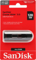 Флешка USB Sandisk Cruzer Glide 128ГБ, USB3.0, черный и красный [sdcz600-128g-g35]