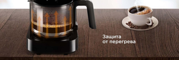 Кофеварка RED SOLUTION RCM-M1528, капельная, черный / серебристый