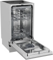 Встраиваемая посудомоечная машина Gorenje GV523E10WE,  узкая, ширина 44.8см, полновстраиваемая, загрузка 11 комплектов, серебристый