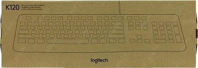 Клавиатура Logitech Keyboard K120 USB 105КЛ 920-002522