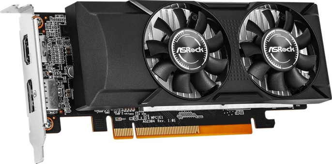 Видеокарта ASRock RX550 Low Profile 4GB GDDR5 128bit DP HDMI 2FAN RTL RX550 LP 4G