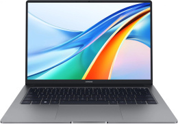 Ноутбук Honor MagicBook X14 Pro FRI-G58 14", 2024, IPS, Intel Core i5 13420H 2.1ГГц, 8-ядерный, 8ГБ LPDDR4x, 512ГБ SSD,  Intel UHD Graphics, Windows 11 Home, серый [5301ahqk]
