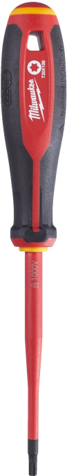 Отвертка Milwaukee VDE PZ/SL2x100 (4932478736) (трехгранная, диэлектрическое покрытие, материал рукояти: 2-х компонентный)