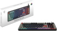 Клавиатура MSI Forge GK110, проводная, USB, мембранная, черный/серый [s11-04ru258-hh9]