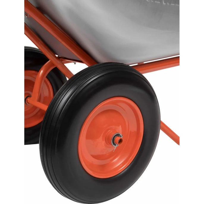 Строительная двухколесная тачка Gigant 110л, 240 кг, литые колеса GX-04