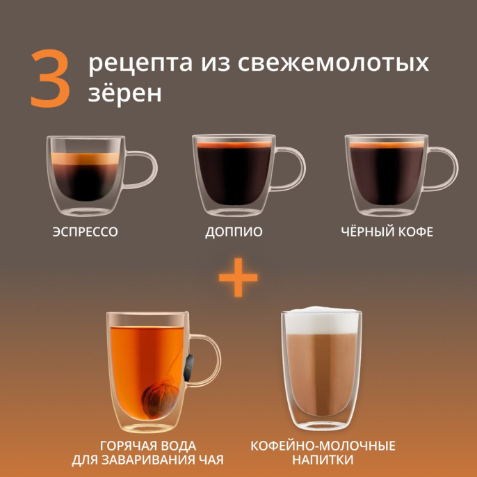 Кофемашина Krups EA201BE0 1690Вт серебристый (8010001466)