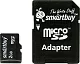 Карта памяти SmartBuy SB2GBSD-01 microSD 2Gb + microSD--SD Adapter