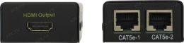 Разветвитель Espada HCL0101 HDMI Extender HDMI 19F- 2xRJ45 - HDMI 19F, ver1.2a, до 10м