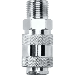 Переходник KRAFTOOL 3/8"M - рапид муфта 06594-3/8