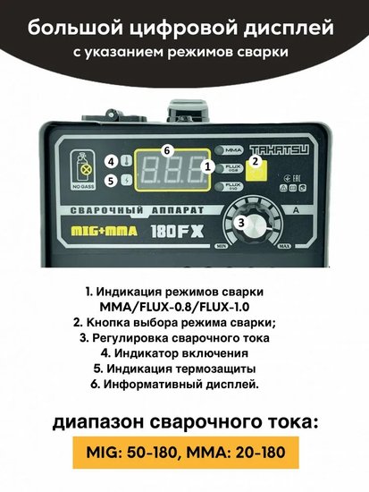 Сварочный аппарат TAKATSU 180FX