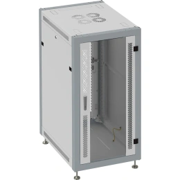 Коммутационный шкаф SYSMATRIX, 15U 600х600х800 передняя дверь-стекло, задняя перфорация SL 6615 713