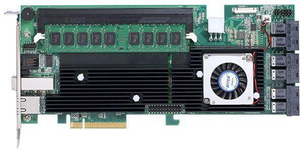 RAID-контроллер Areca ARC-1883ix-24 PCIe 3.0 x8 Full Profile, SAS/SATA 12G, RAID 0,1,5,6,10,50,60, 28port 6*int SFF8643 + 1*ext SFF8644 , Cache 2GB up to 8GB , RTL {5}