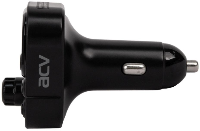 Автомобильный FM-модулятор ACV FMT-130B черный BT USB 40580