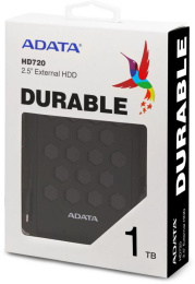 Внешний HDD 1Tb AData HD720 AHD720-1TU31-CBK, USB3.1, Black